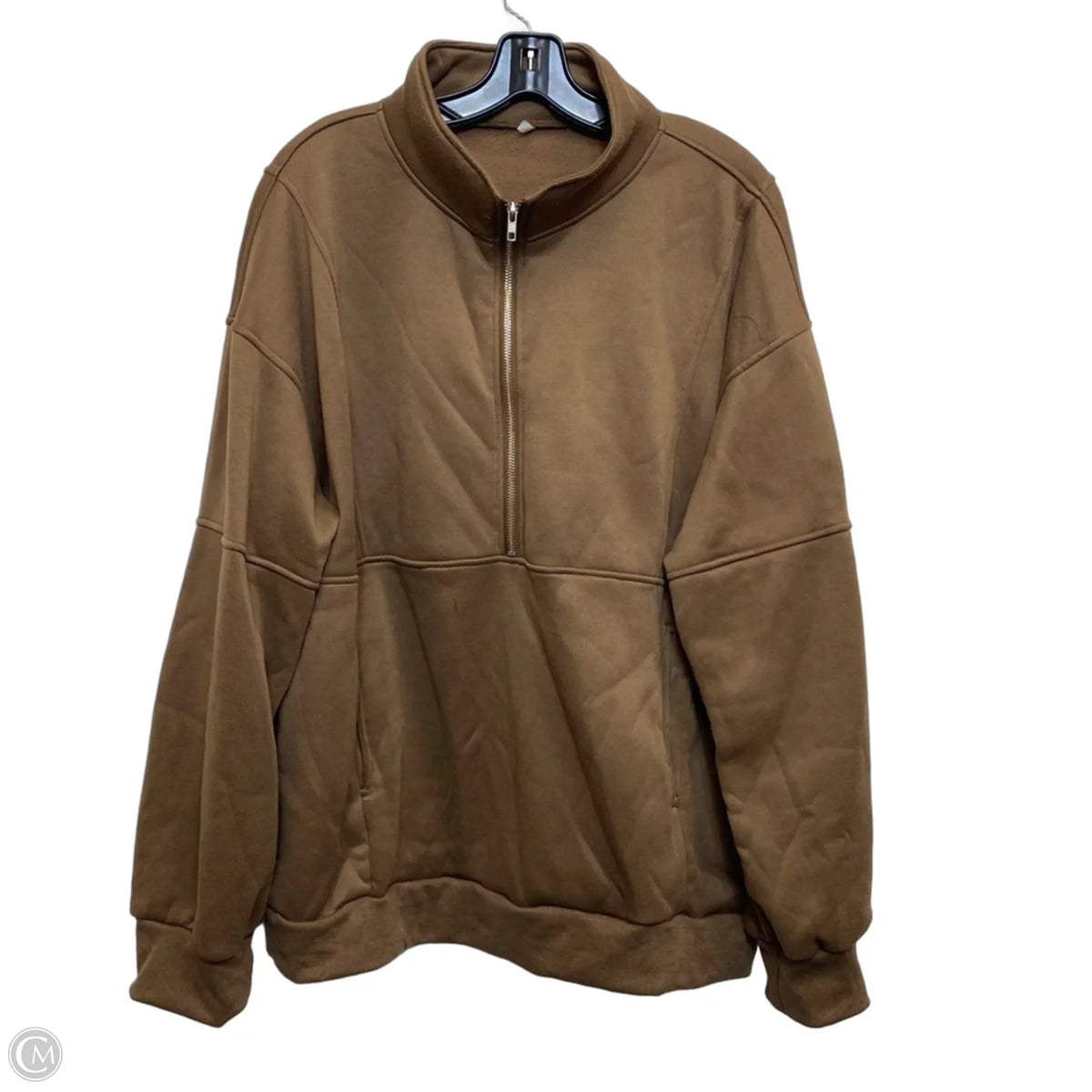 Sweatshirt Collar By Cmf In Brown, Size: 3x
