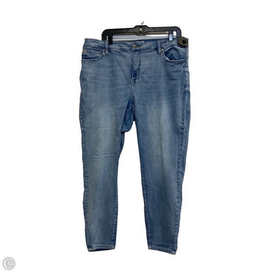 Jeans Skinny By Pistola In Blue Denim, Size: 18