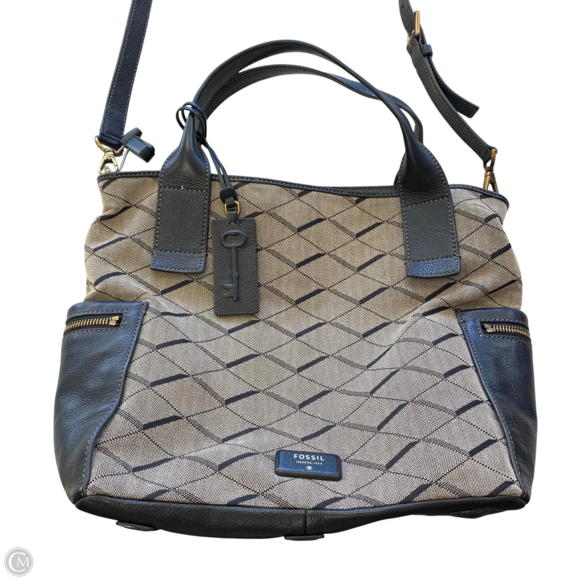 Handbag By Fossil, Size: Large