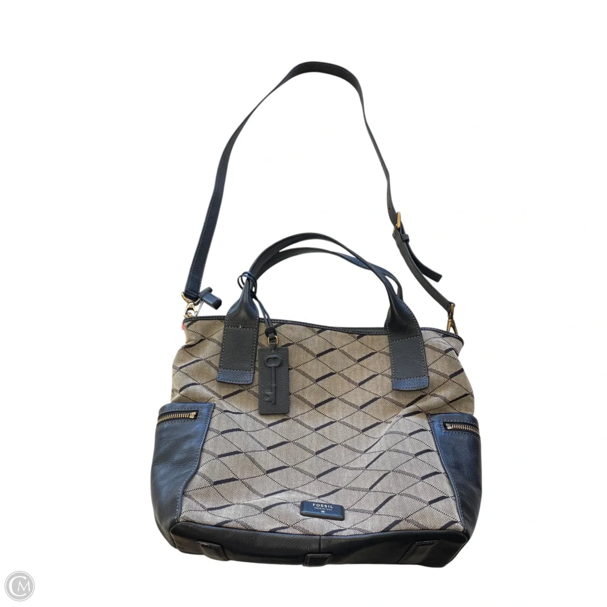 Handbag By Fossil, Size: Large