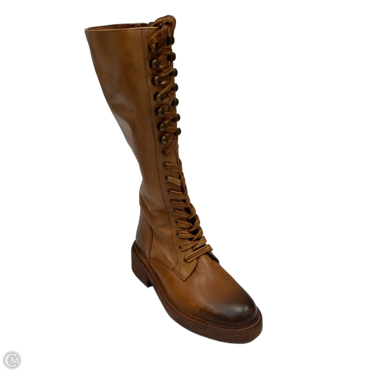 Boots Leather By Vintage Foundry Co In Brown, Size: 7