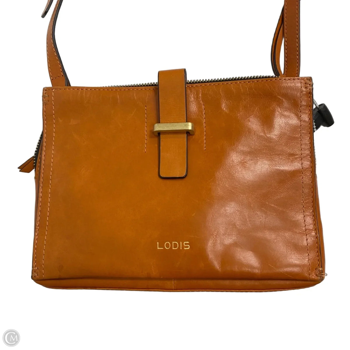 Crossbody Leather By Lodis, Size: Medium