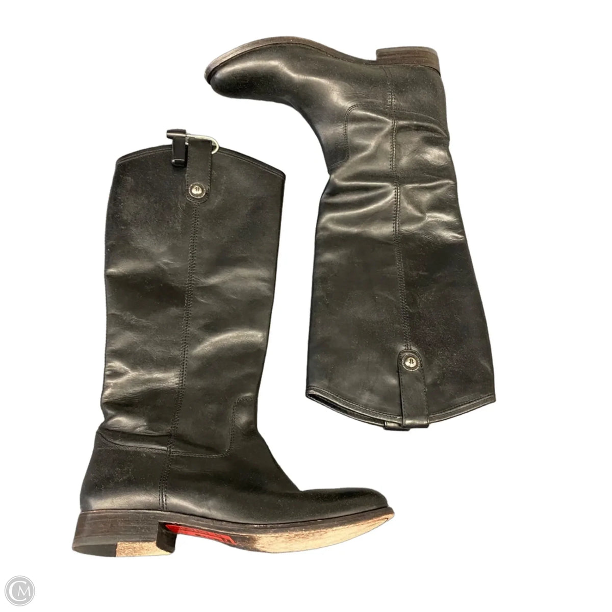 Boots Designer By Frye In Black, Size: 8.5
