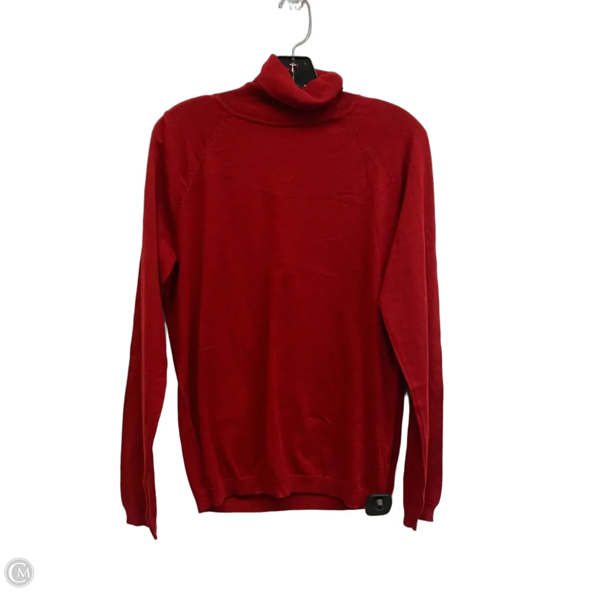 Top Long Sleeve By Talbots In Red, Size: L