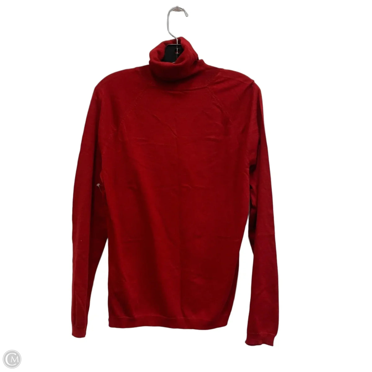 Top Long Sleeve By Talbots In Red, Size: L