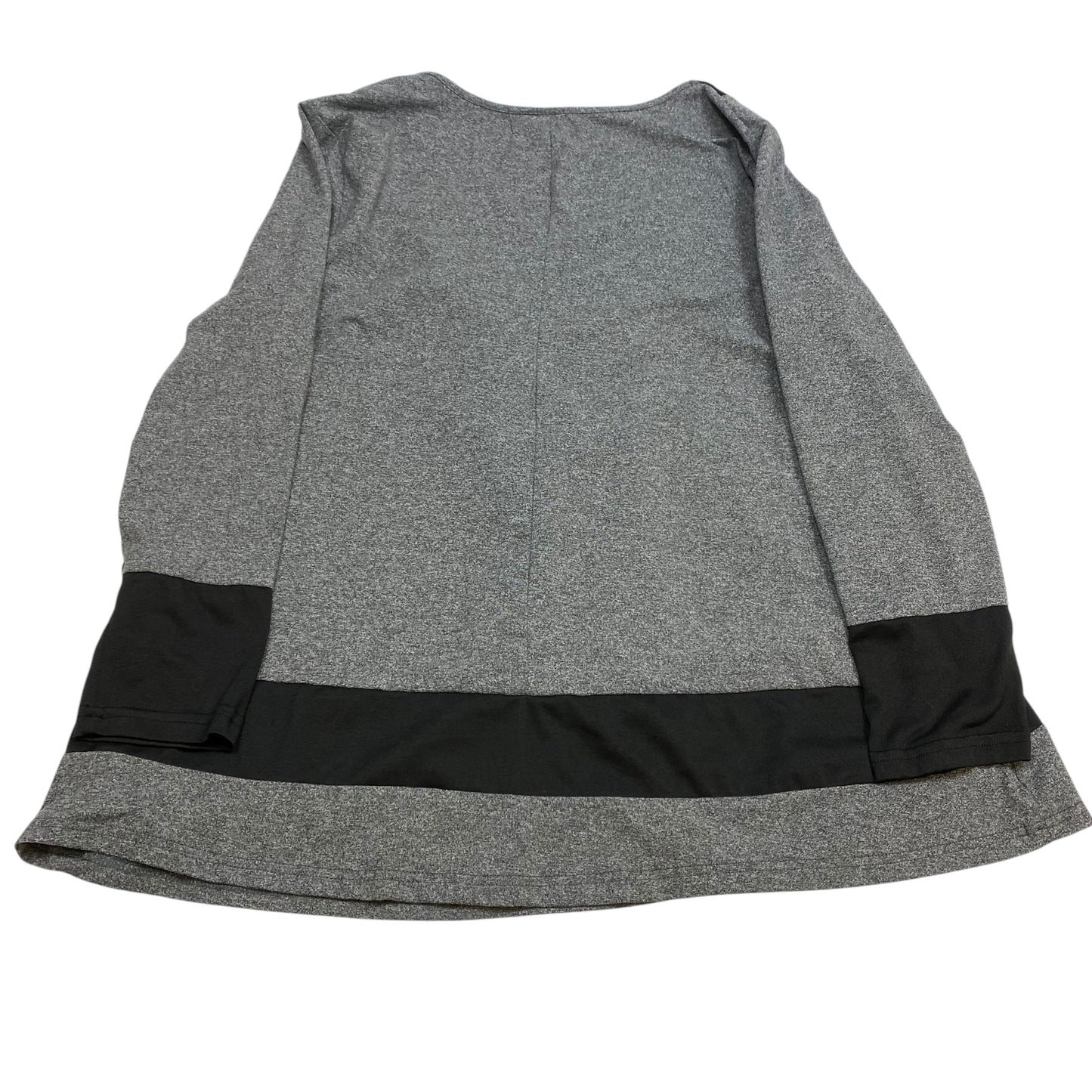 Top Long Sleeve By Shein In Grey, Size: Xl