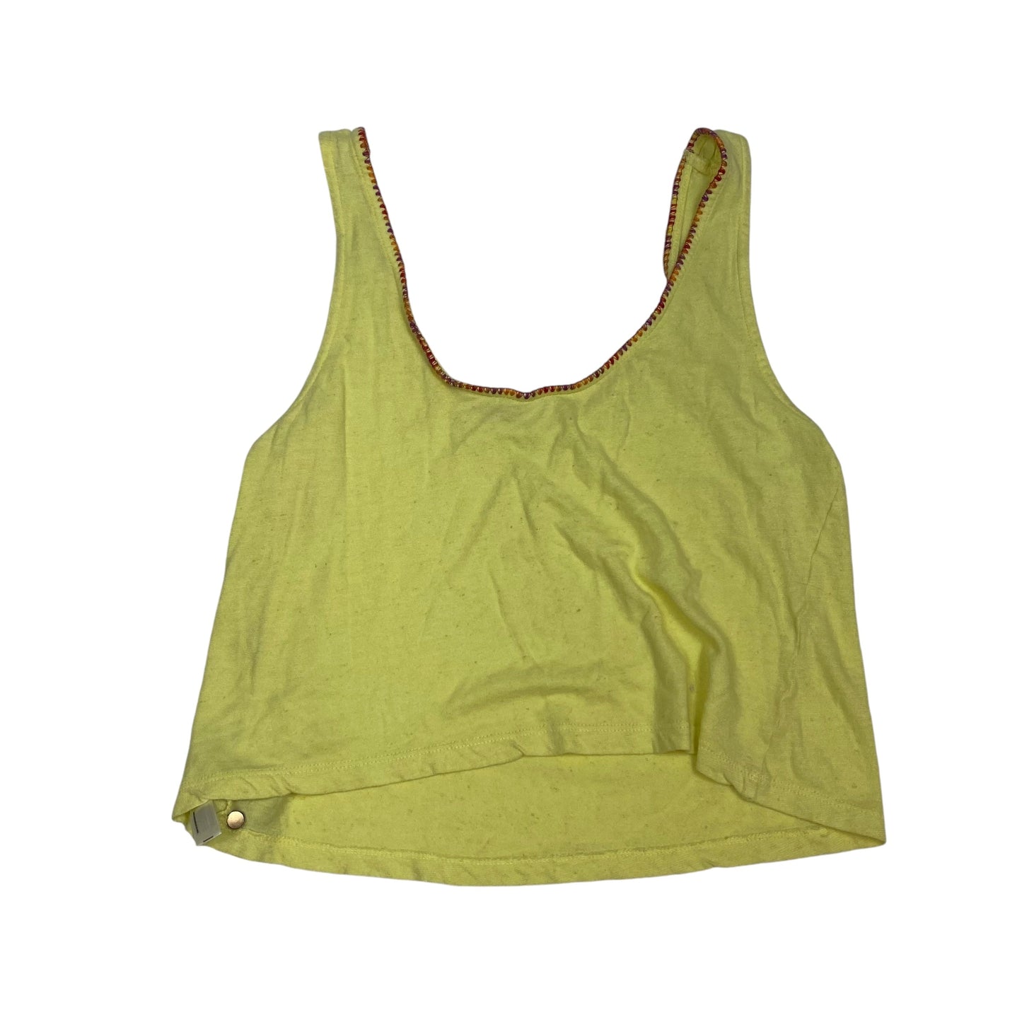 Top Sleeveless By Free People In Yellow, Size: Xs