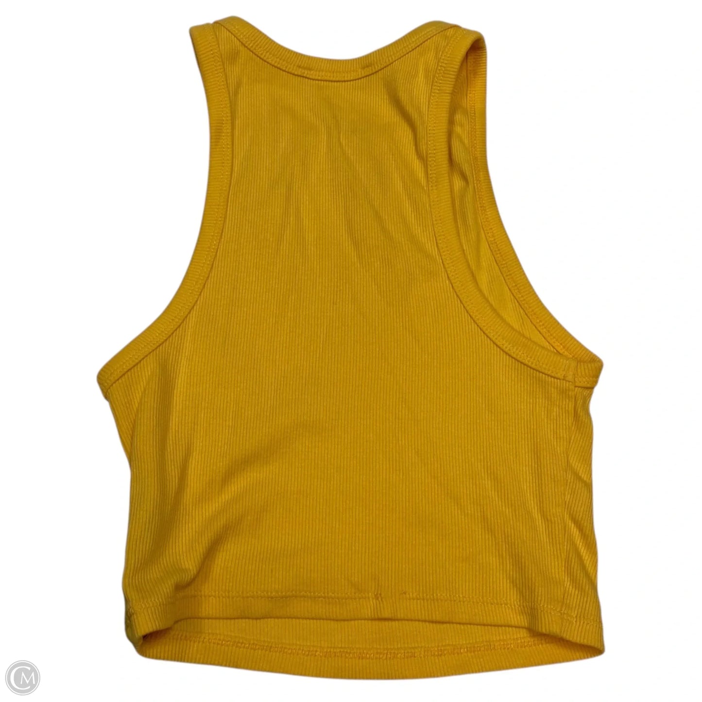 Top Sleeveless By Zara In Yellow, Size: M