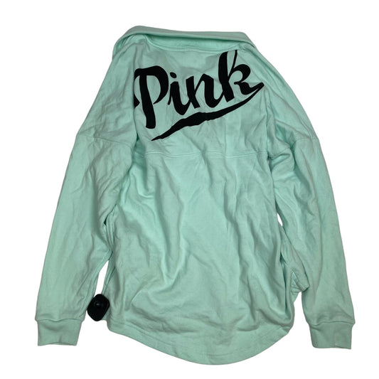 Sweatshirt Collar By Pink In Green, Size: S