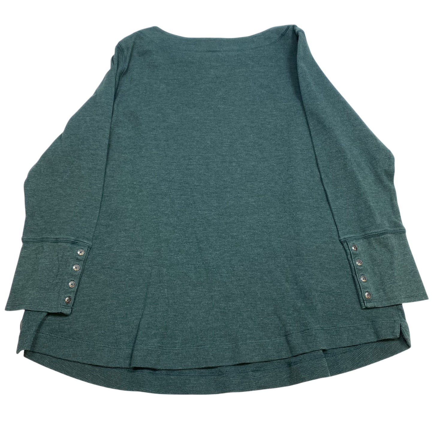 Top Long Sleeve Basic By J. Jill In Green, Size: 1x