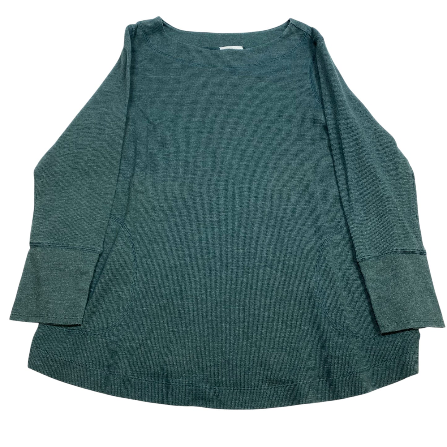 Top Long Sleeve Basic By J. Jill In Green, Size: 1x