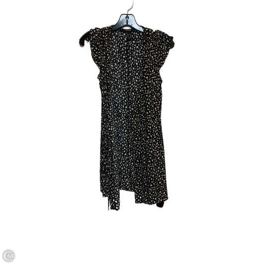 Dress Casual Short By Forever 21 In Black & Tan, Size: M