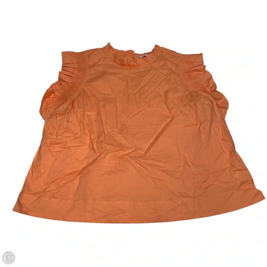 Top Sleeveless By English Factory In Orange, Size: 3x