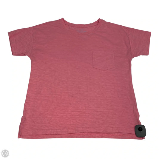 Top Short Sleeve Designer By Vineyard Vines In Pink, Size: Xs