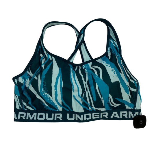 Athletic Bra By Under Armour In Blue, Size: 2x