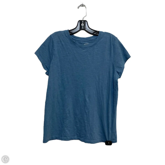 Top Short Sleeve Basic By Universal Thread In Blue, Size: L