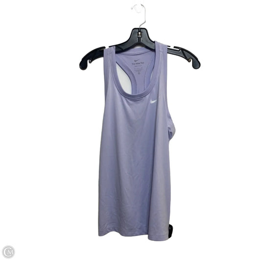 Athletic Tank Top By Nike In Purple, Size: S