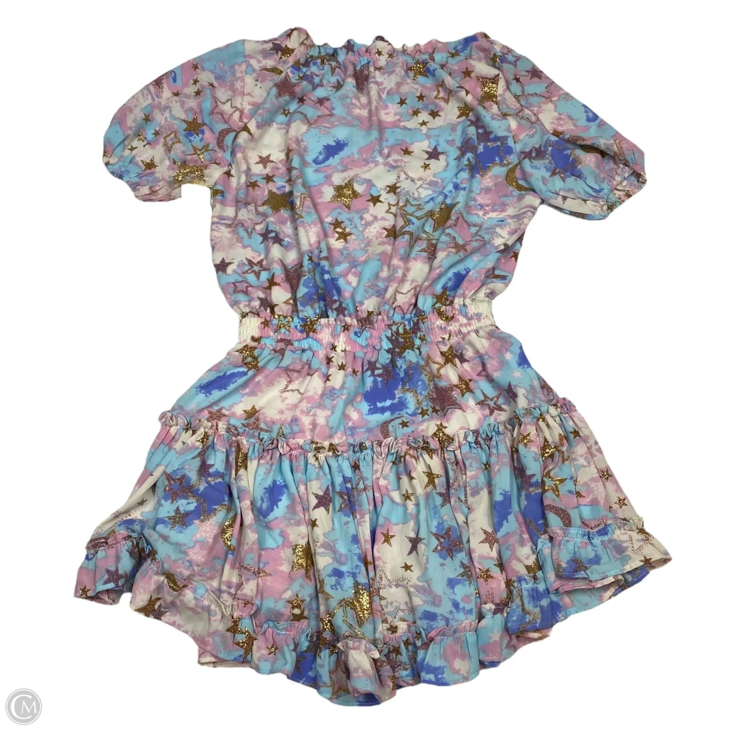 Dress Casual Short By Buddy Love In Blue & Pink, Size: S