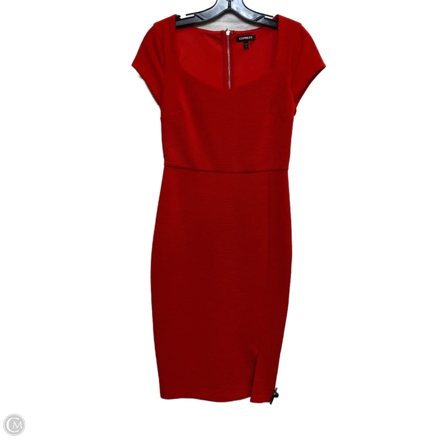 Dress Work By Express In Red, Size: Xs