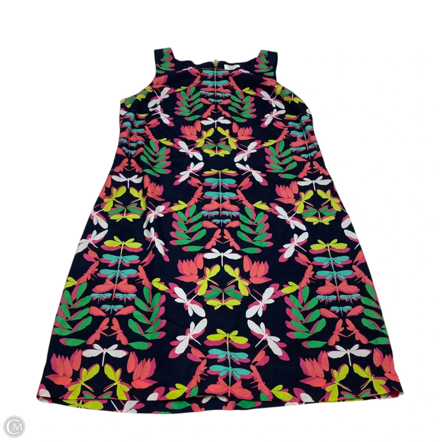 Dress Casual Short By Crown And Ivy In Blue & Pink, Size: M