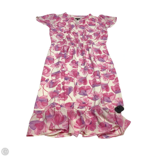 Dress Casual Short By Talbots In Pink & White, Size: S