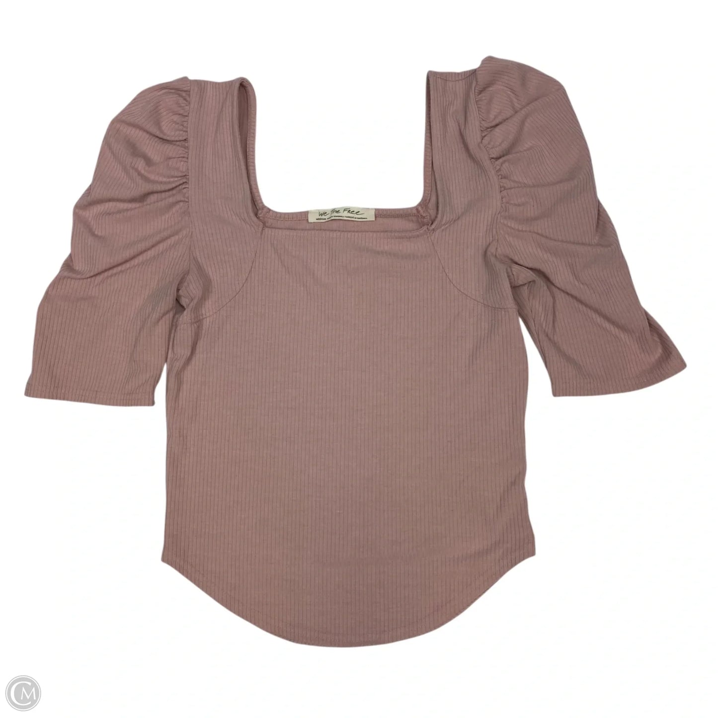 Top Short Sleeve By We The Free In Pink, Size: M