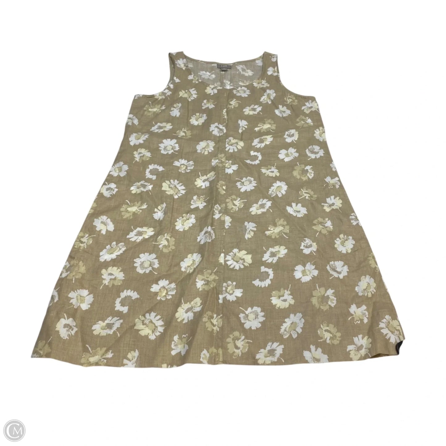 Dress Casual Short By J. Jill In Brown & Cream, Size: Xs