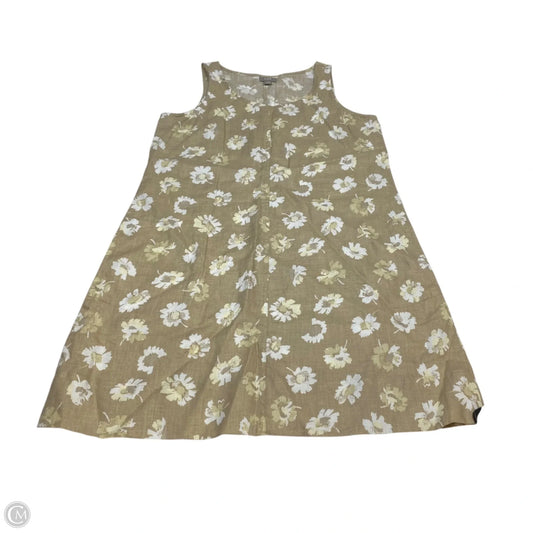 Dress Casual Short By J. Jill In Brown & Cream, Size: Xs