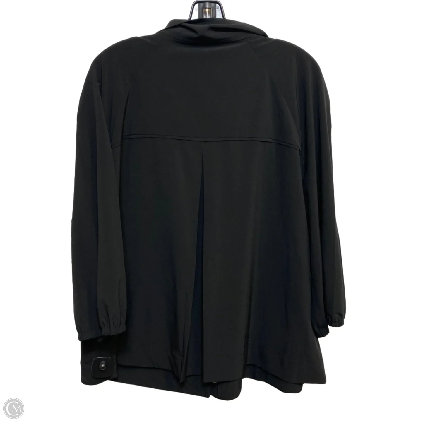 Athletic Jacket By Chicos In Black, Size: Xl