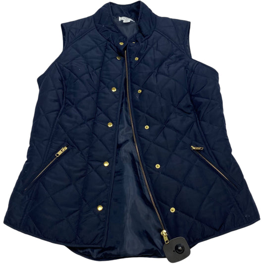 Vest Puffer & Quilted By Crown And Ivy In Navy, Size: S