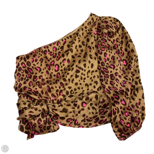 Tunic 3/4 Sleeve By Express In Brown, Size: S