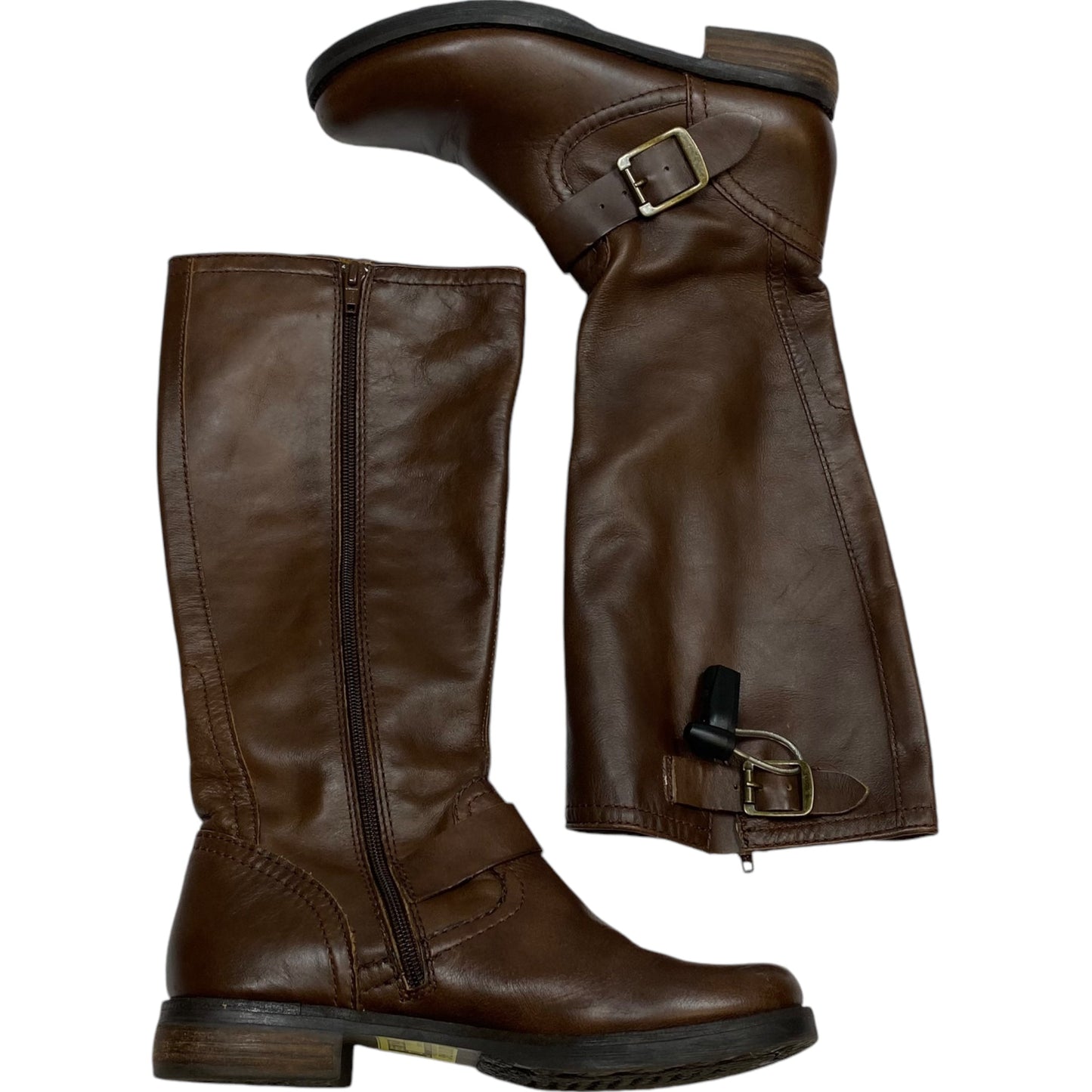 Boots Leather By Civico In Brown, Size: 6.5