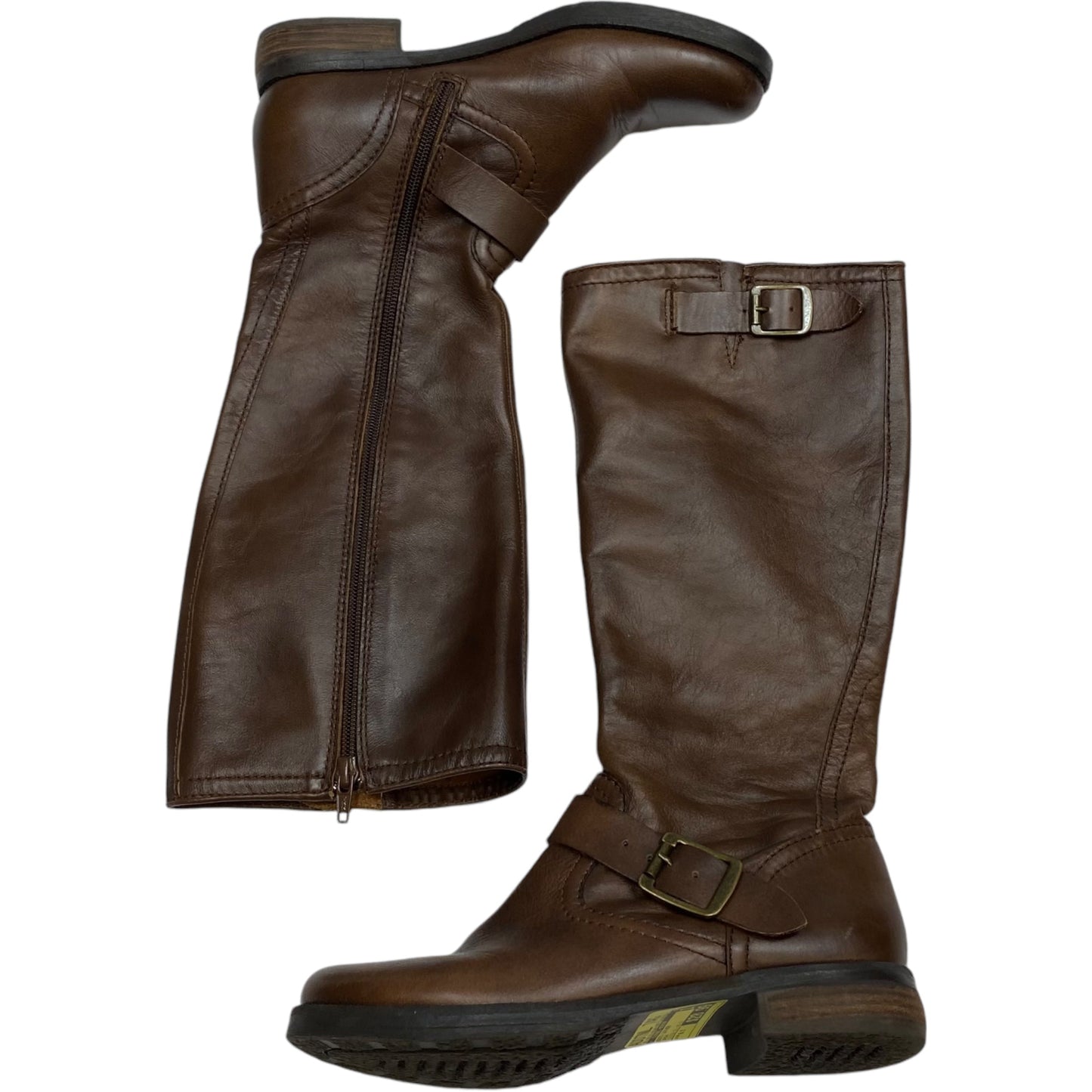 Boots Leather By Civico In Brown, Size: 6.5