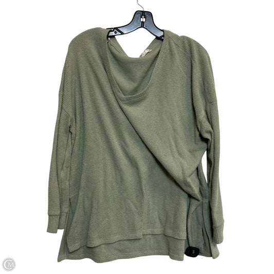 Top 3/4 Sleeve By Pink Rose In Green, Size: 1x