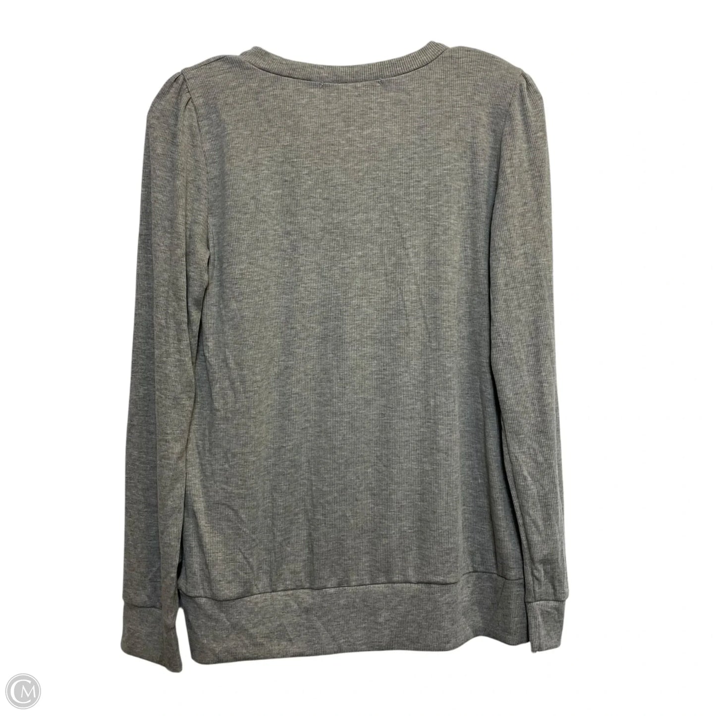 Top Long Sleeve Basic By Chris And Carol In Grey, Size: S