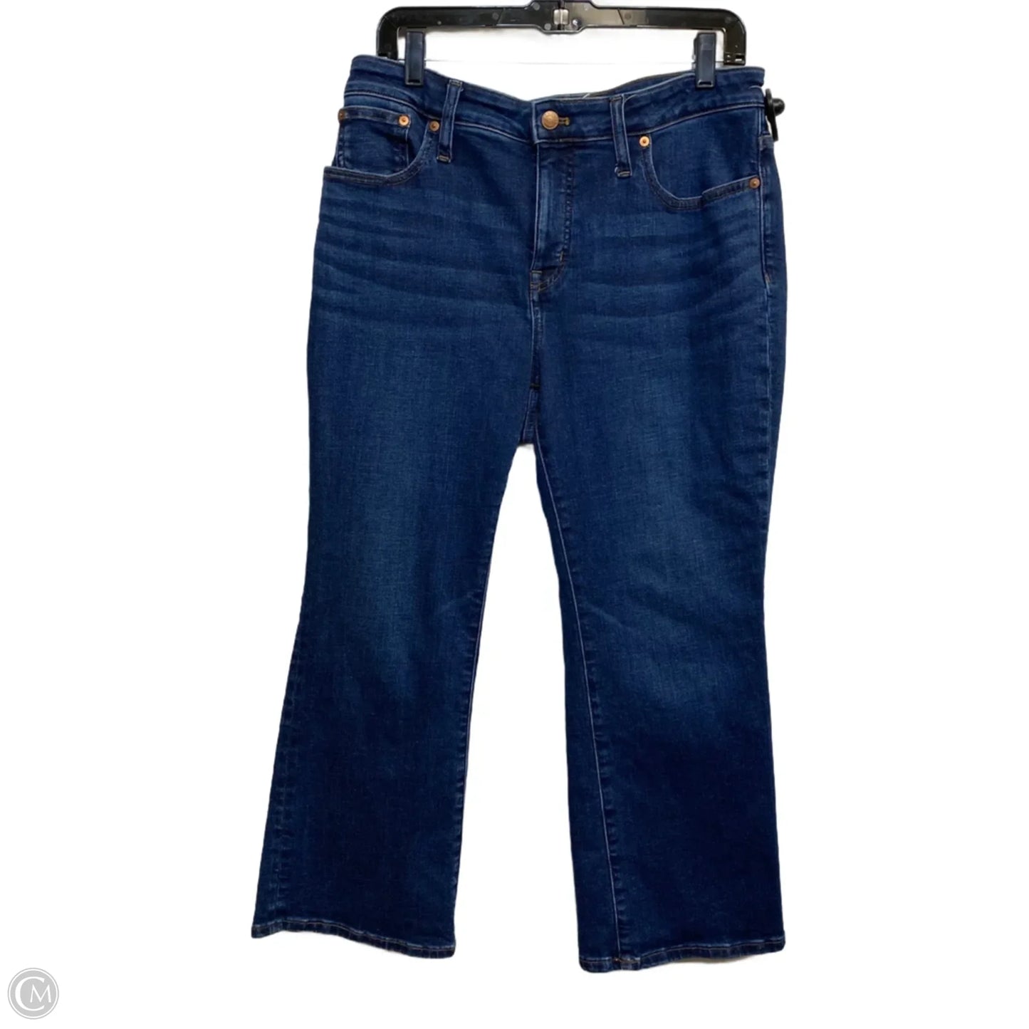 Jeans Boot Cut By Madewell In Blue Denim, Size: 12p