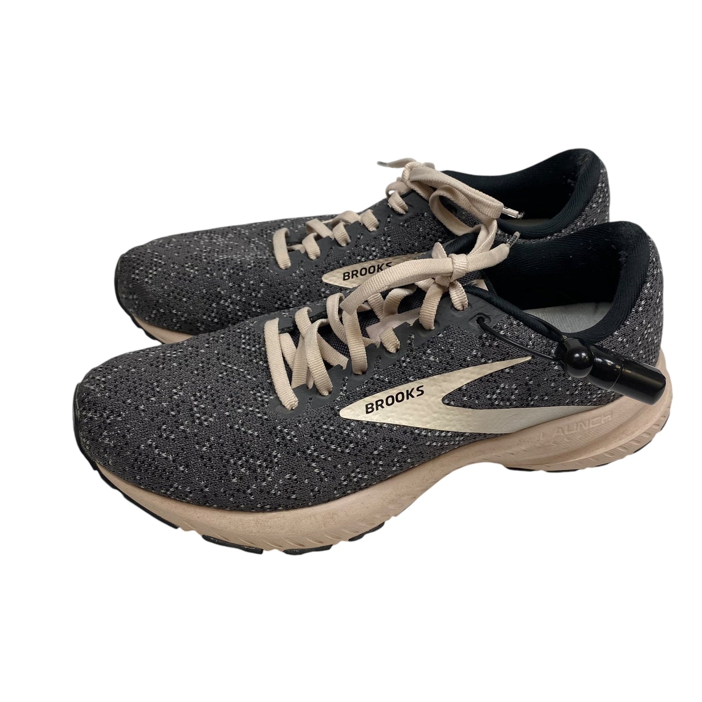 Shoes Athletic By Brooks In Grey, Size: 9