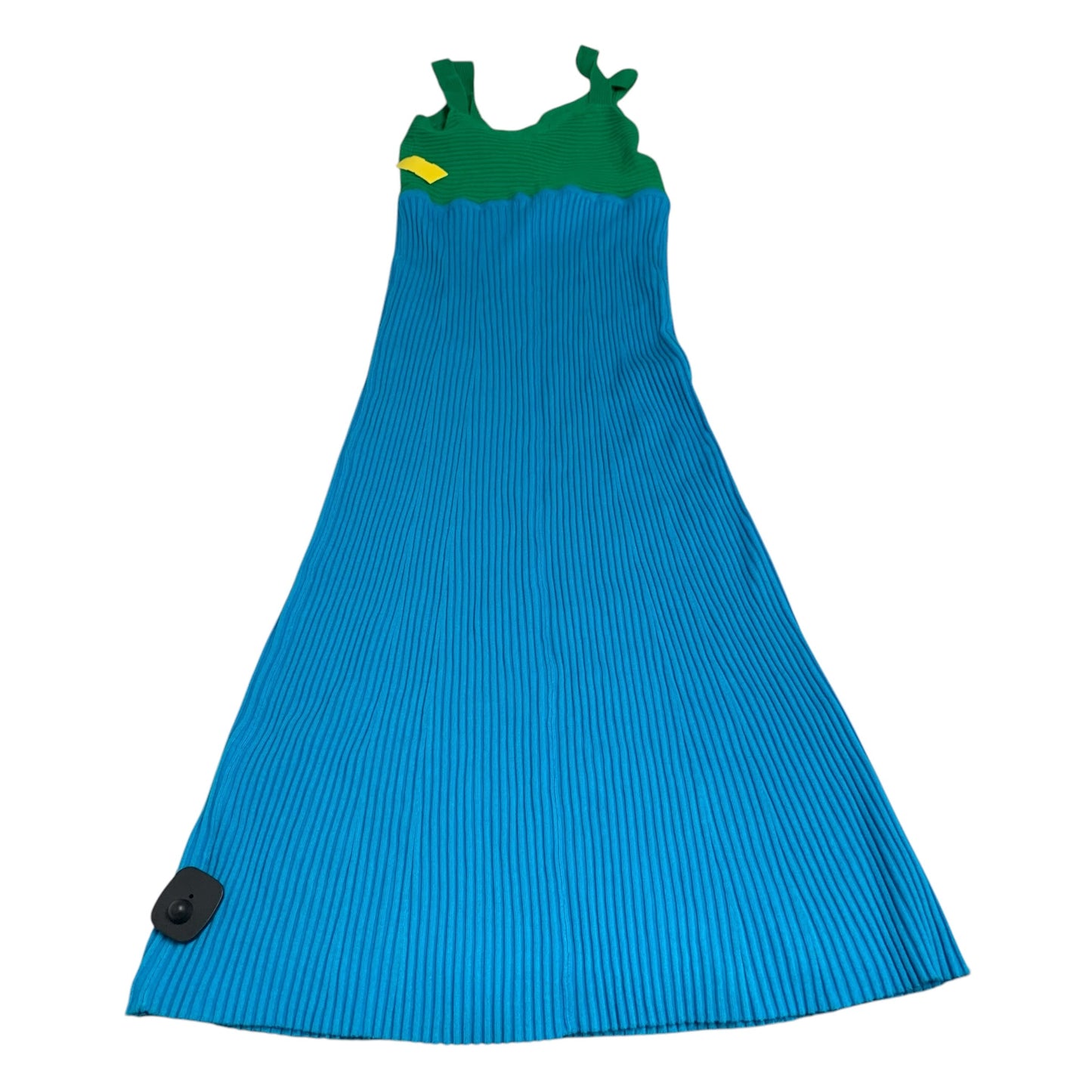 Dress Casual Maxi By Lush In Blue & Green, Size: L