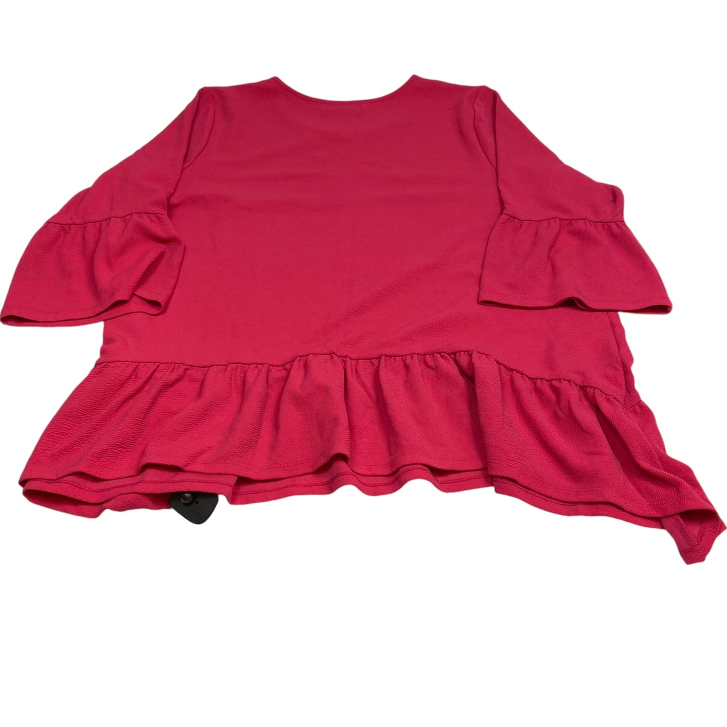 Top Long Sleeve By Lane Bryant In Pink, Size: 3x