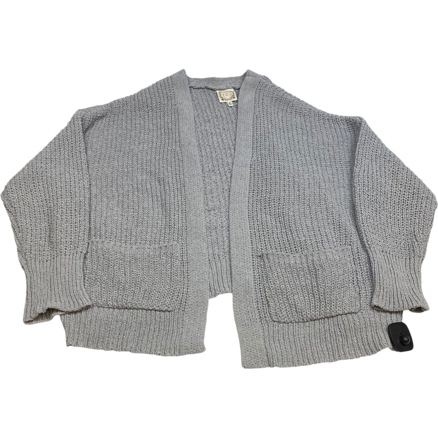 Cardigan By Tru Self In Grey, Size: 2x