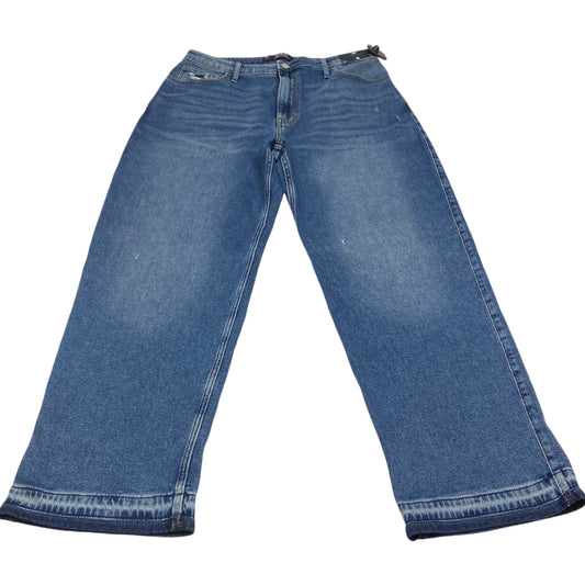 Jeans Straight By Hollister In Blue Denim, Size: 12