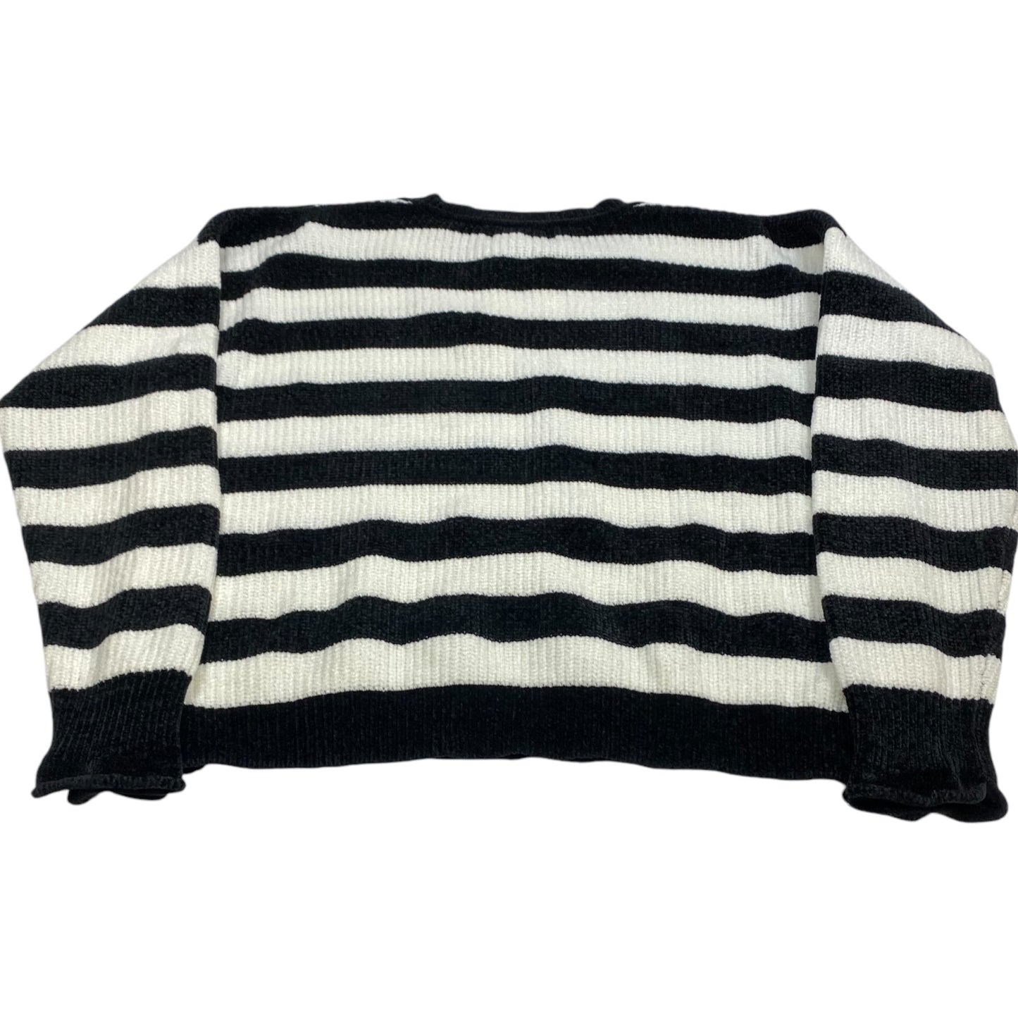 Sweater By Love Tree In Black & White, Size: L