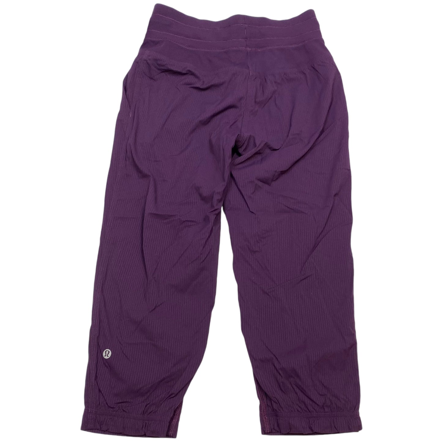 Athletic Capris Designer By Lululemon In Purple, Size: 2