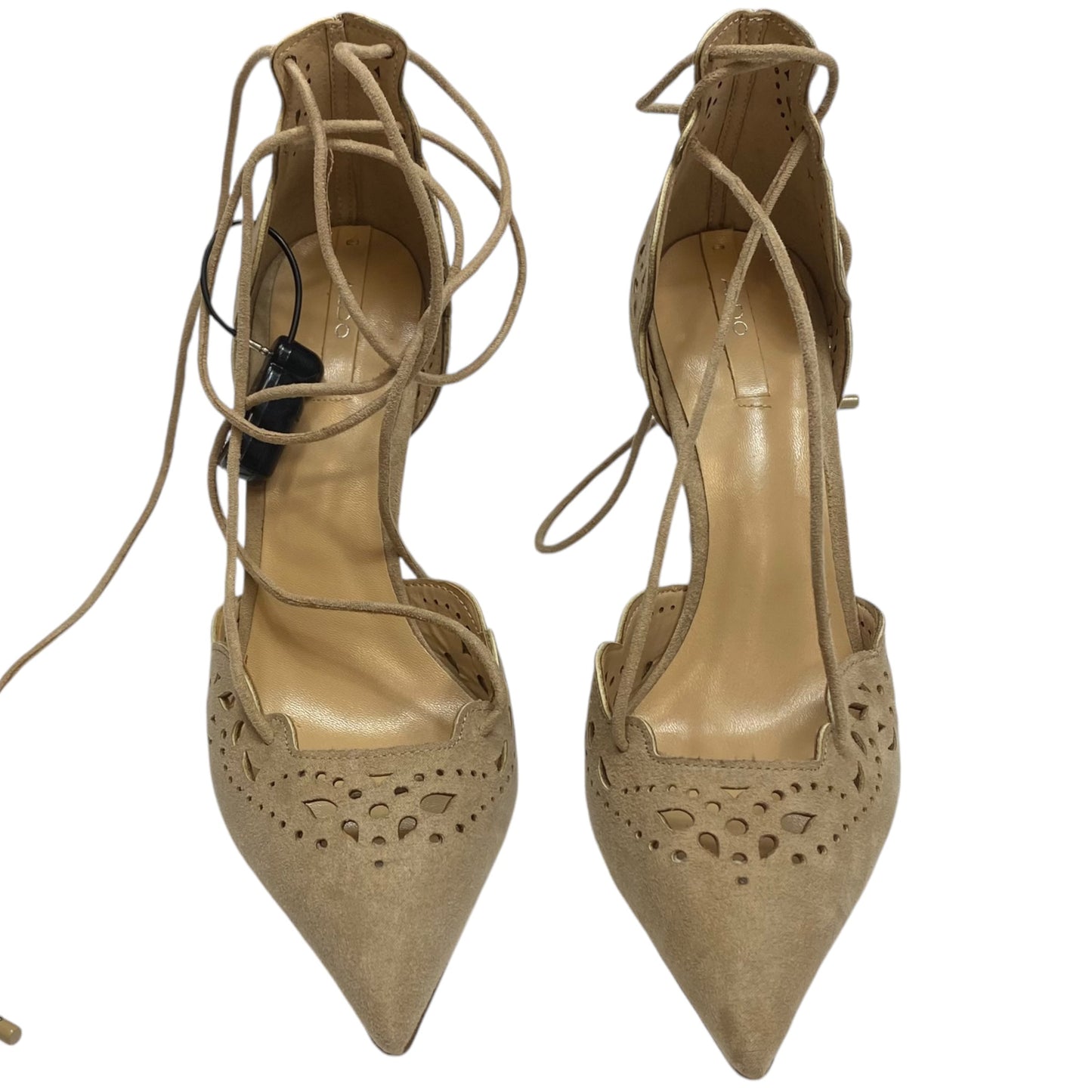 Shoes Heels Stiletto By Aldo In Tan, Size: 6.5