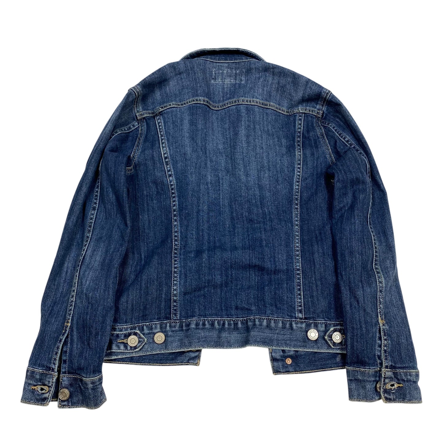 Jacket Denim By Lucky Brand In Blue Denim, Size: S