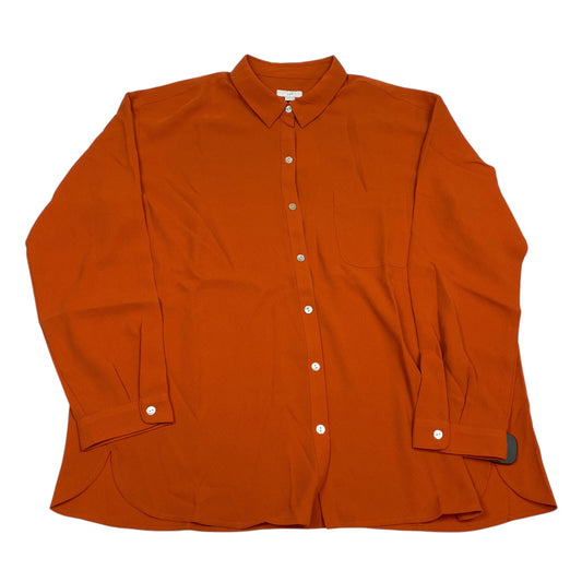 Top Long Sleeve By J. Jill In Orange, Size: L