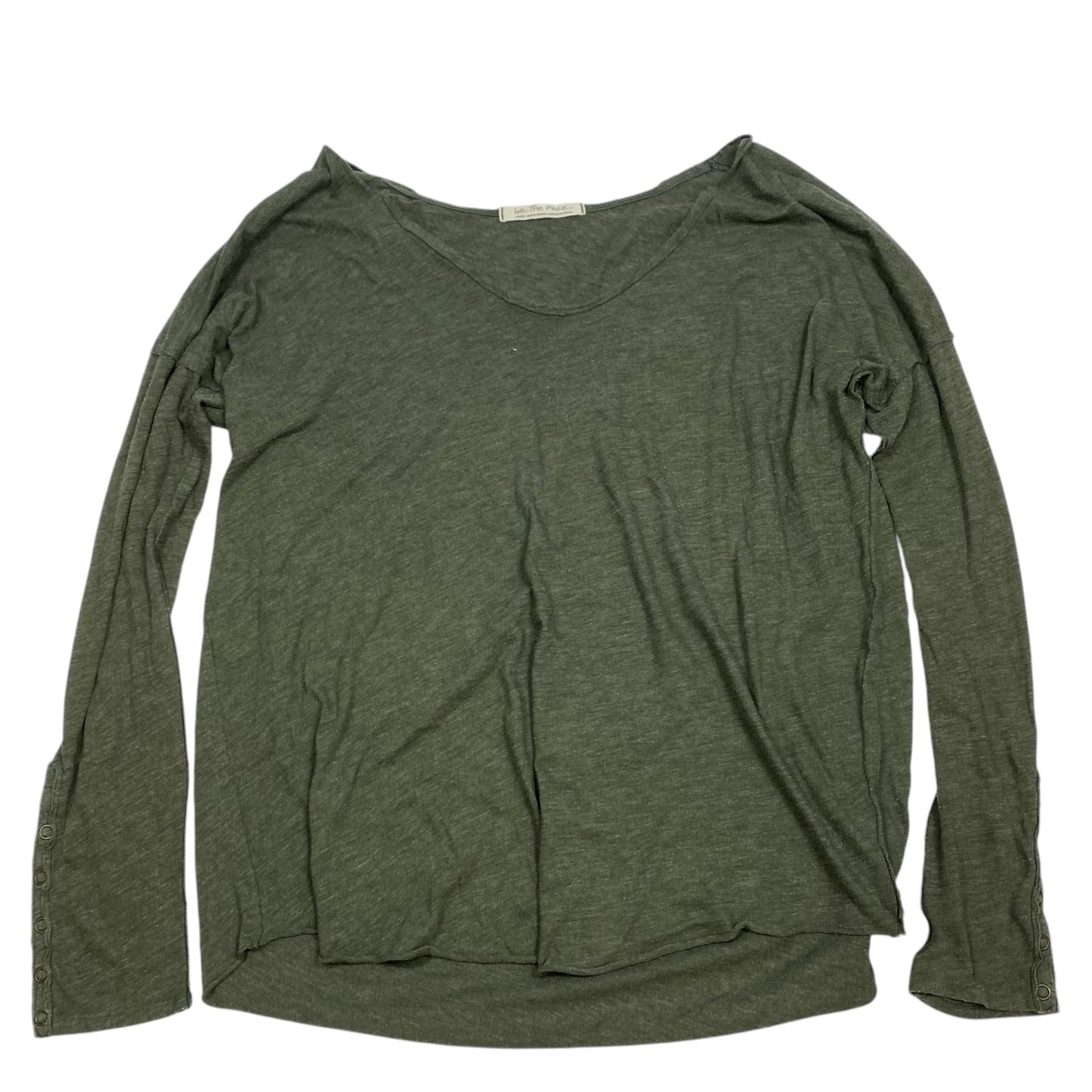 Top Long Sleeve Basic By We The Free In Green, Size: L