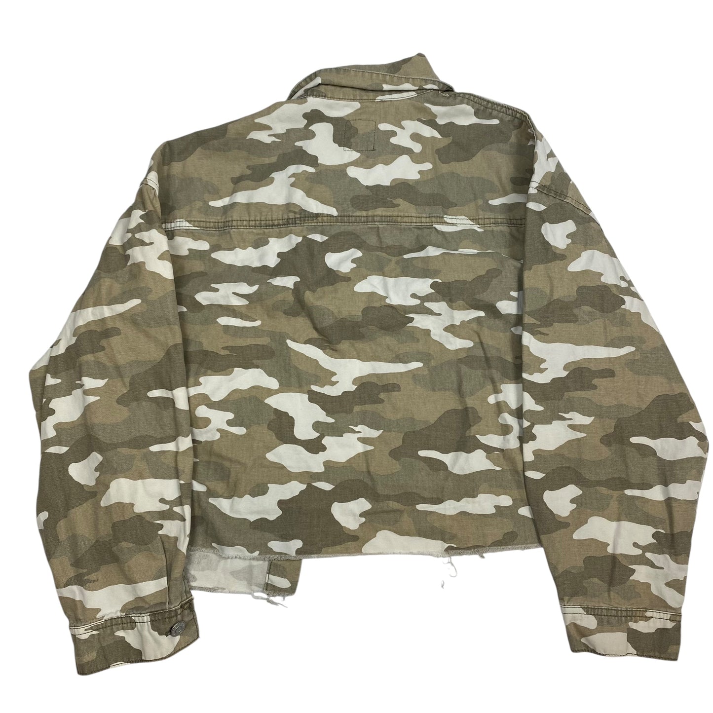 Jacket Denim By Kensie In Camouflage Print, Size: M