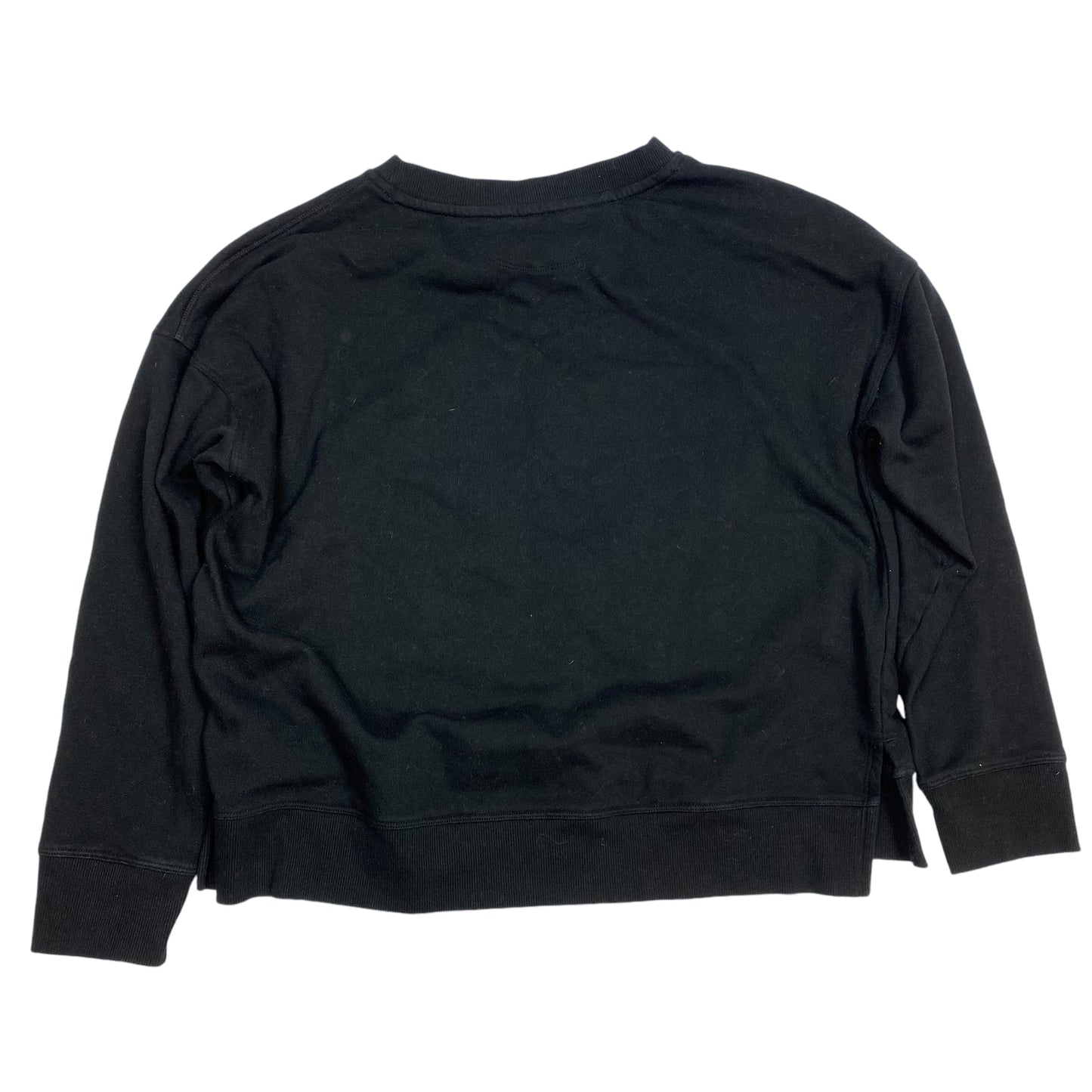 Sweatshirt Crewneck By Calvin Klein In Black, Size: M