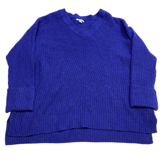 Sweater By Nine West In Blue & Brown, Size: 2x